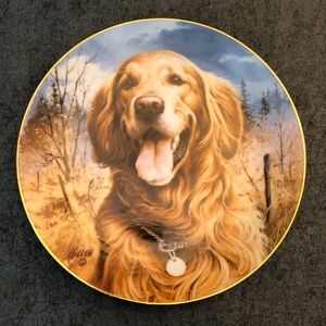 Ducks Unlimited Golden Retriever Collector Plate